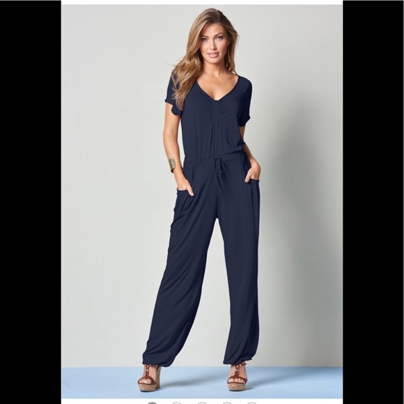 venus blue jumpsuit